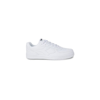 White Artificial Leather Low Top Sneakers