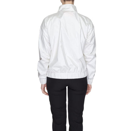 White Polyester Shell Jacket