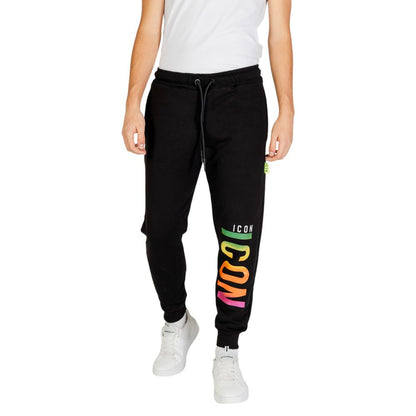 Black Cotton Joggers (Workout Pants)