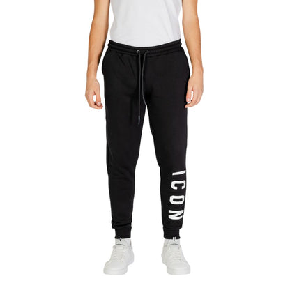 Black And White Cotton Joggers (Workout Pants)