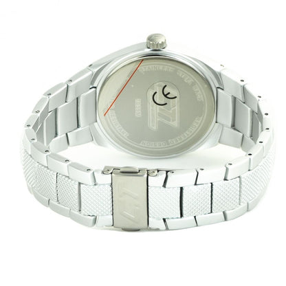 Silver Polycarbonate Dress Watch