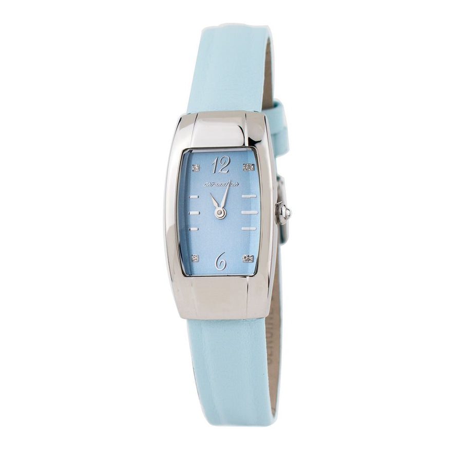 Blue Leather Dress Watch