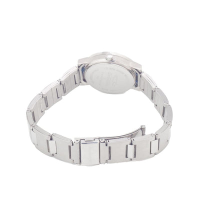 Gray Stainless Steel Dress Watch