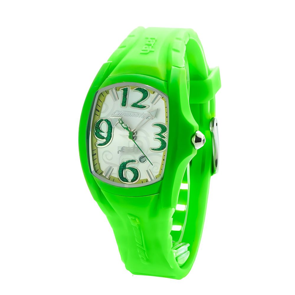 Green Rubber Bracelet Watch