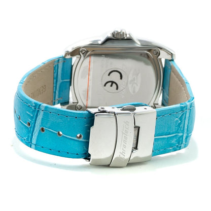 Blue Leather Dress Watch