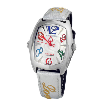 Black Leather Dress Watch