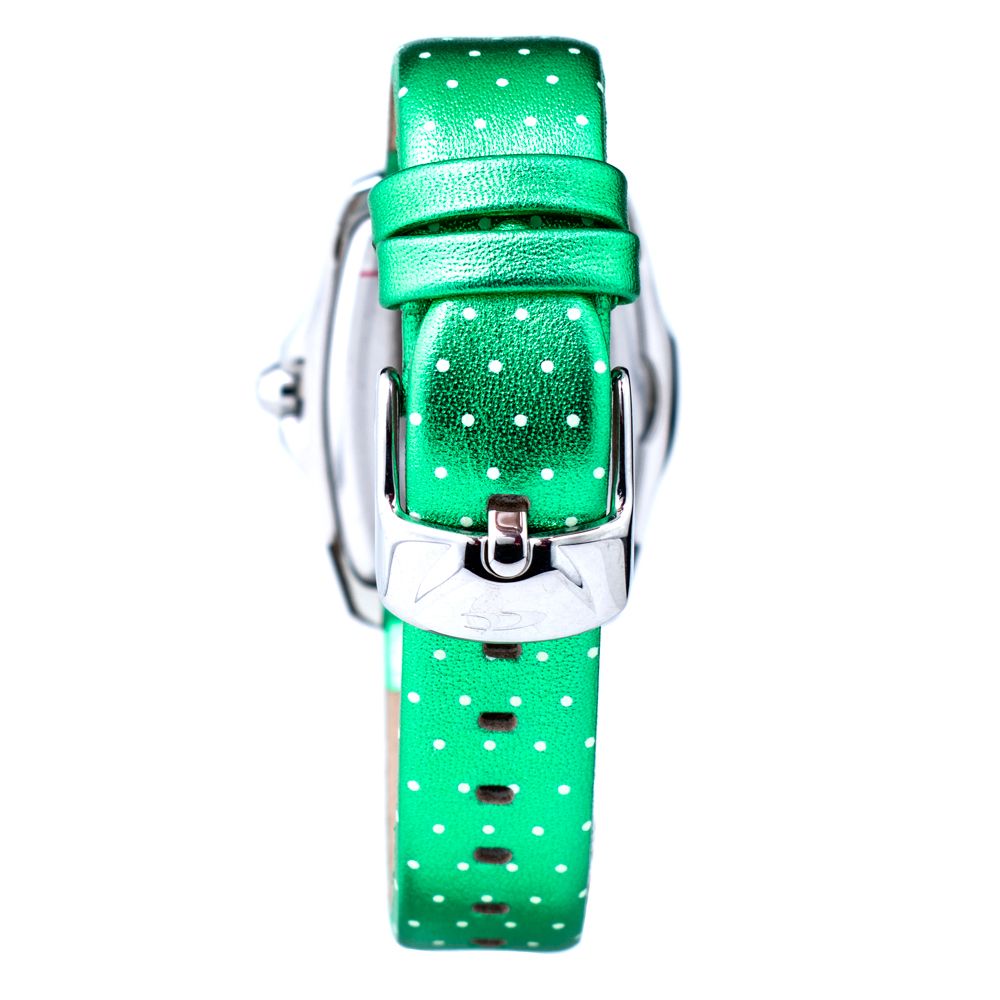 Green Leather Dress Watch