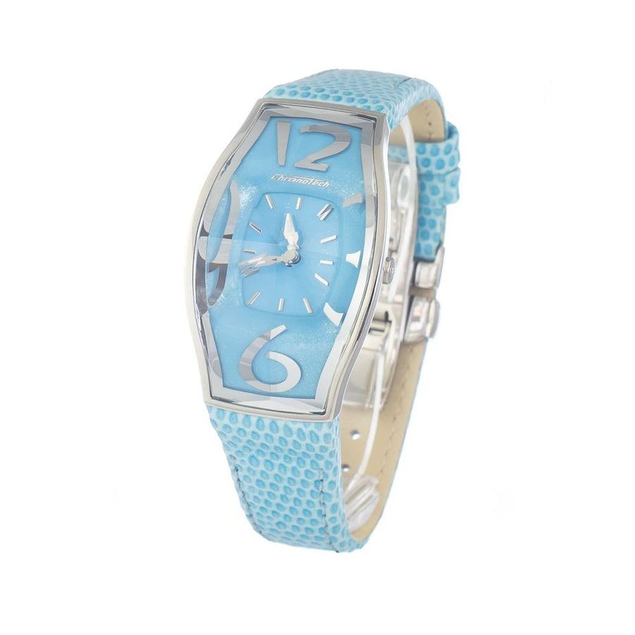 Blue Leather Bracelet Watch