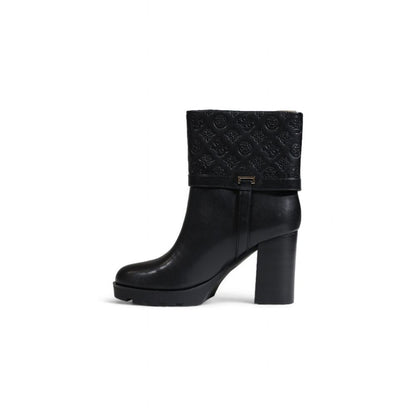 Black Polyethylene Ankle Boots