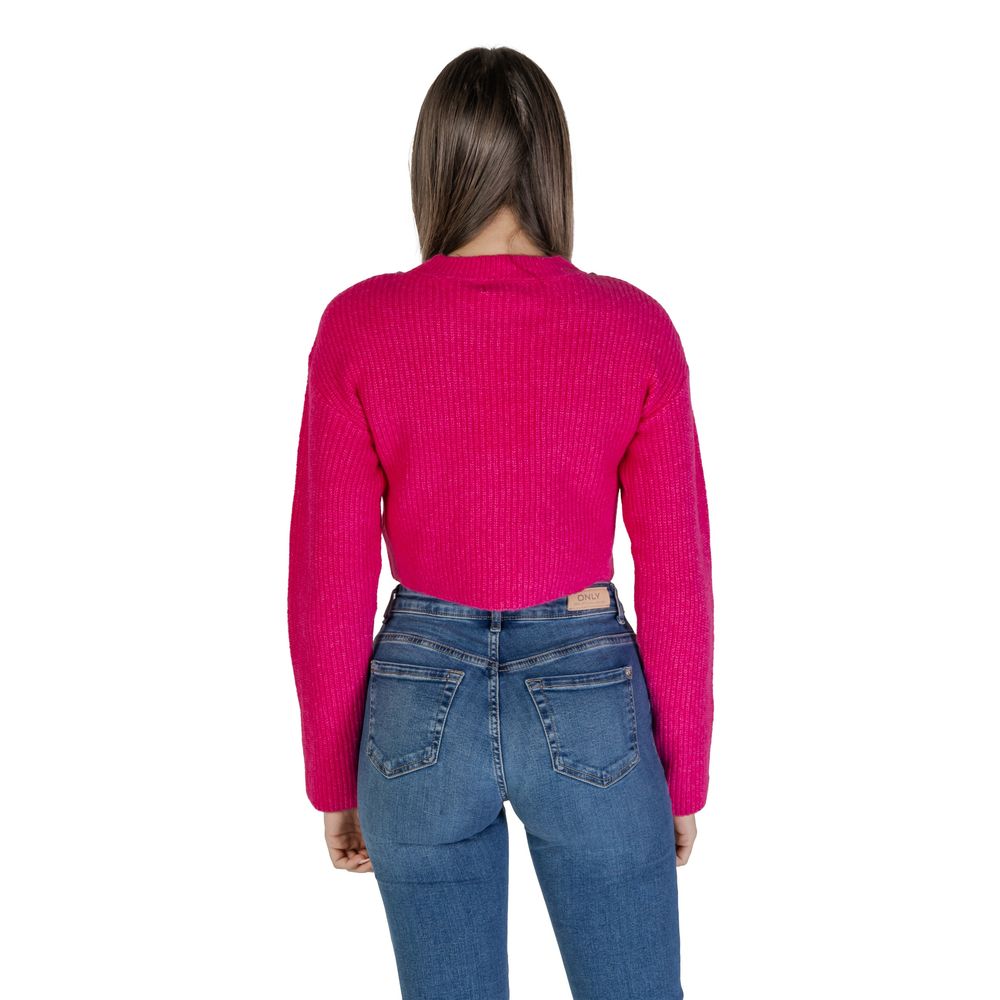 Pink Recycled Polyester Sweatshirt
