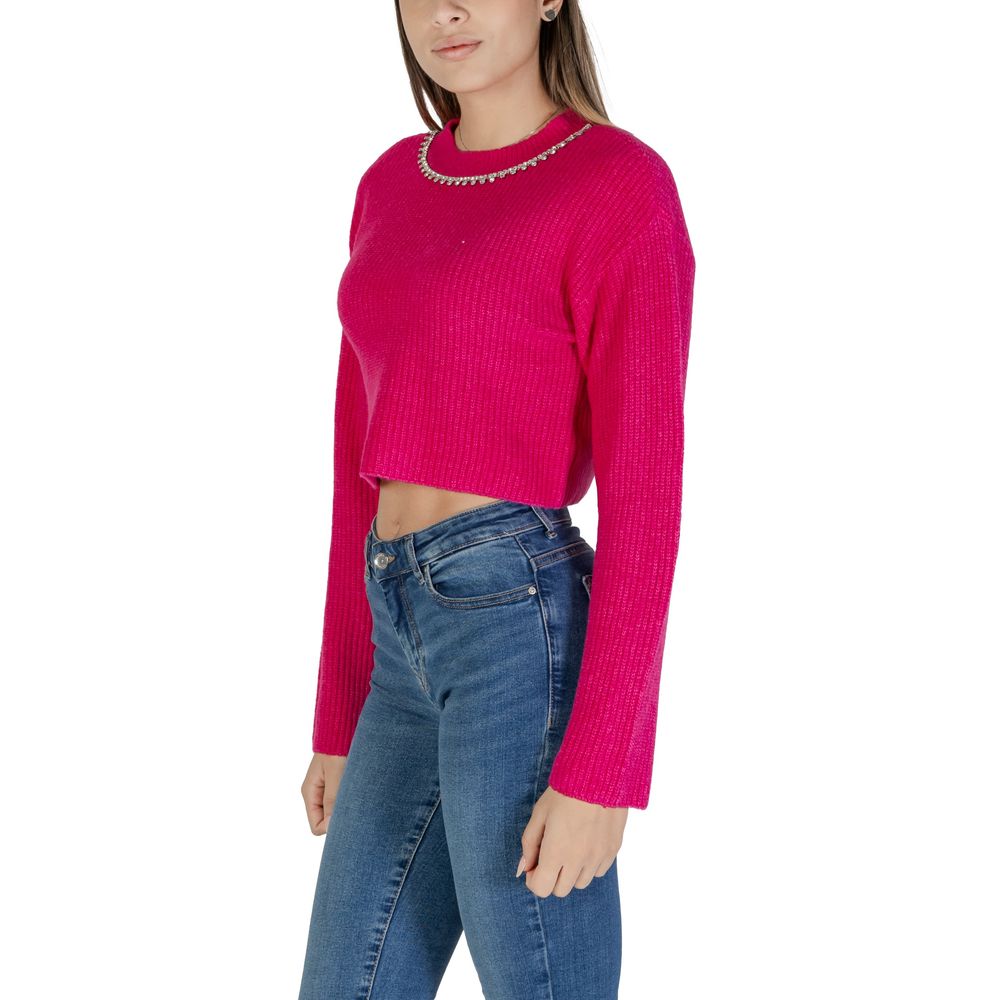 Pink Recycled Polyester Sweatshirt