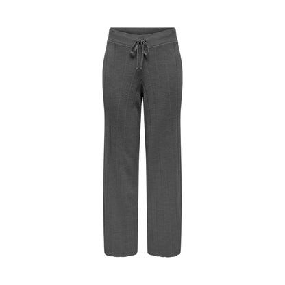 Gray Marabou Casual Pants