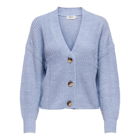 Blue Marabou Cardigan
