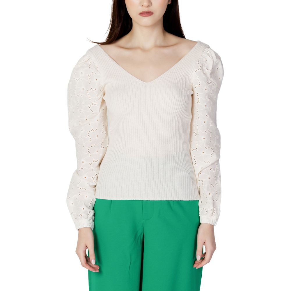 Beige Cotton Sweatshirt