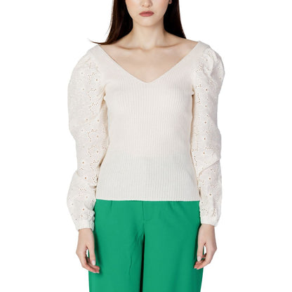 Beige Cotton Sweatshirt