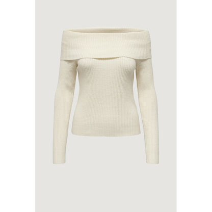 Cream Viscose Sweatshirt