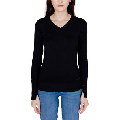 Black Cotton Sweatshirt