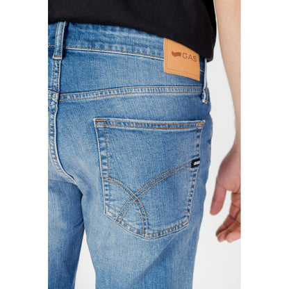 Blue Cotton Bermuda Shorts