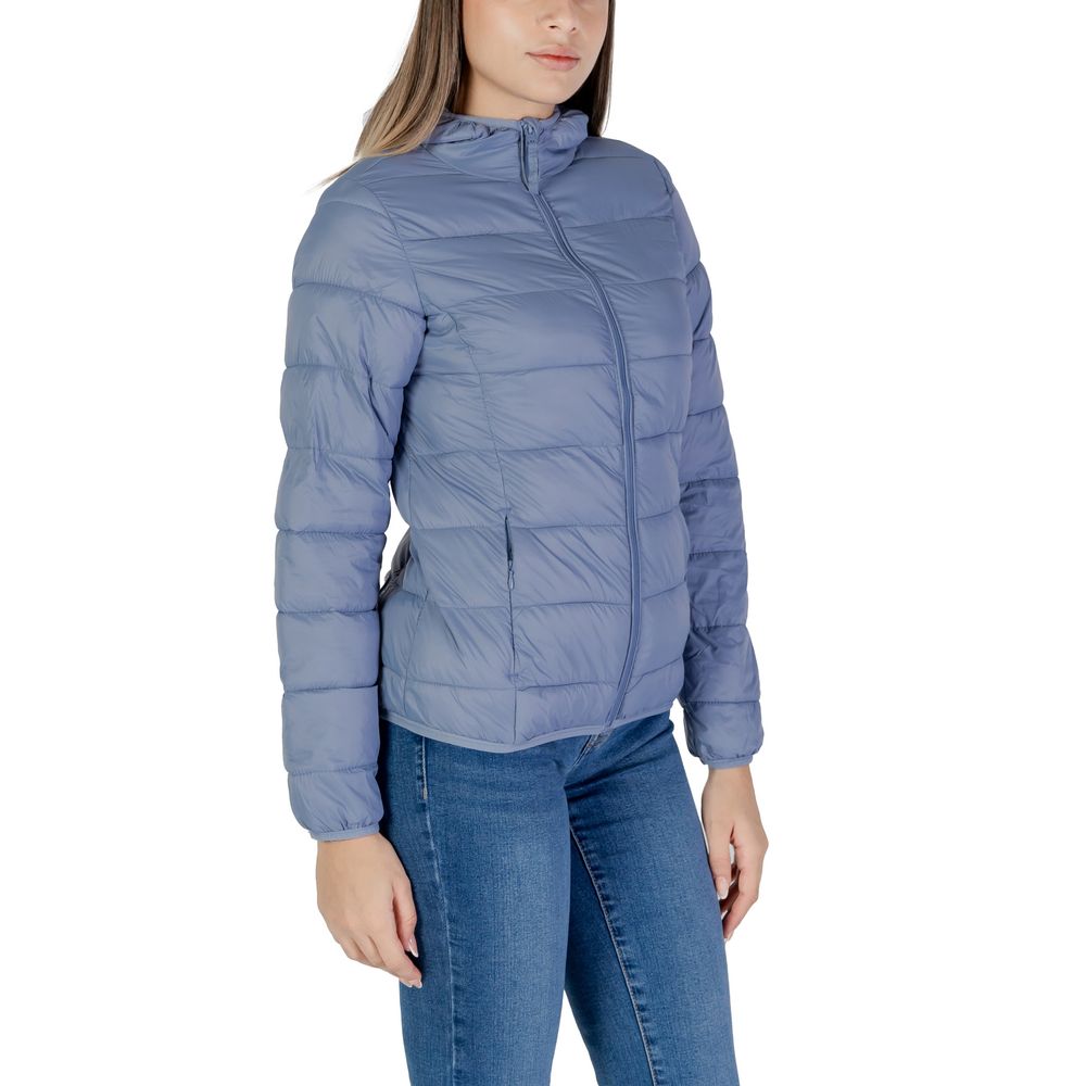 Blue Nylon Coat