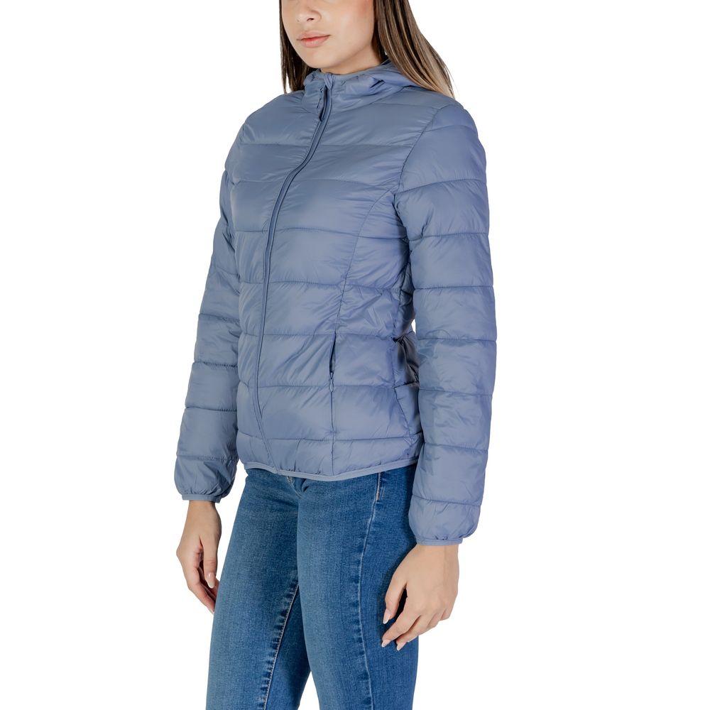 Blue Nylon Coat