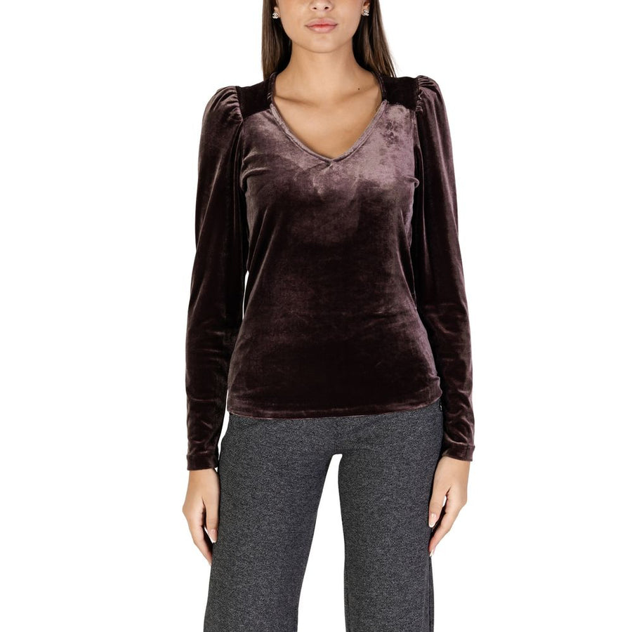 Brown Polyester Sweatshirt