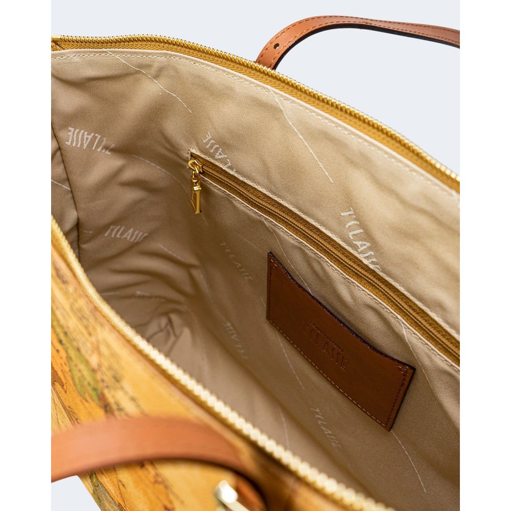 Beige Leather Handbag