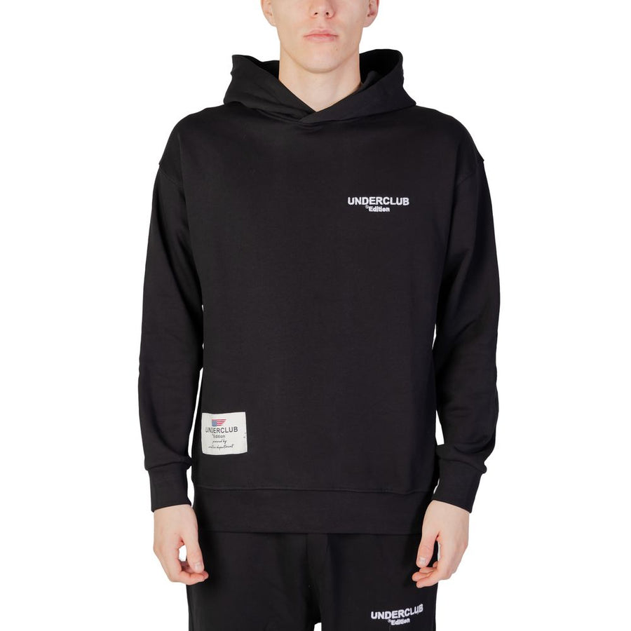 Black Cotton Hoodie