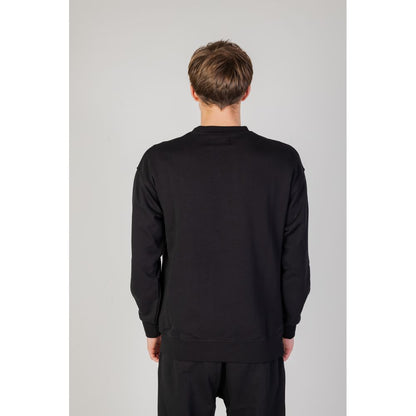 Black Cotton Sweatshirt
