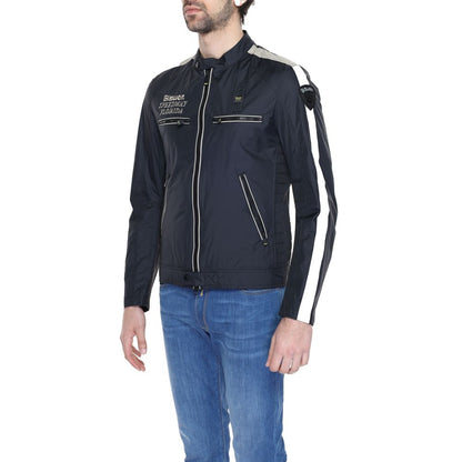 Black Polyamide Biker Jacket