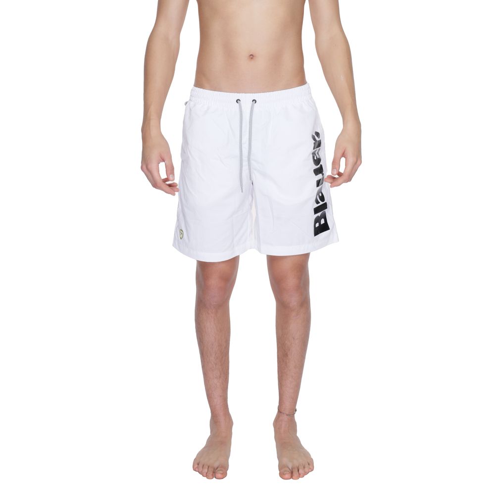 White Polyamide Swim Shorts
