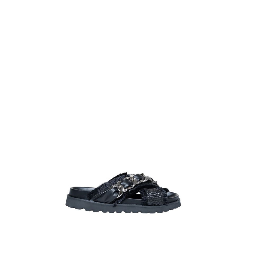 Black Polyethylene Sandals