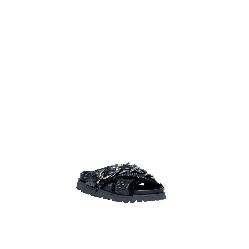 Black Polyethylene Sandals