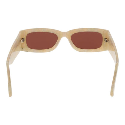 Cream Plastic Sunglasses