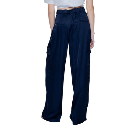 Blue Viscose Pant