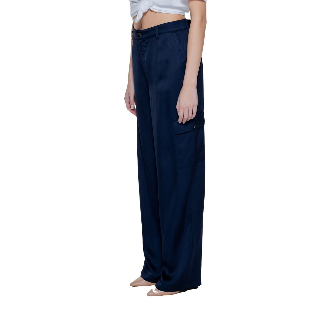 Blue Viscose Pant