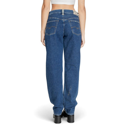 Blue Cotton Mom Jeans