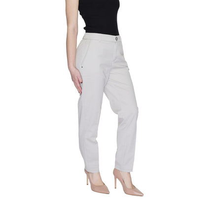 Beige Cotton Pant