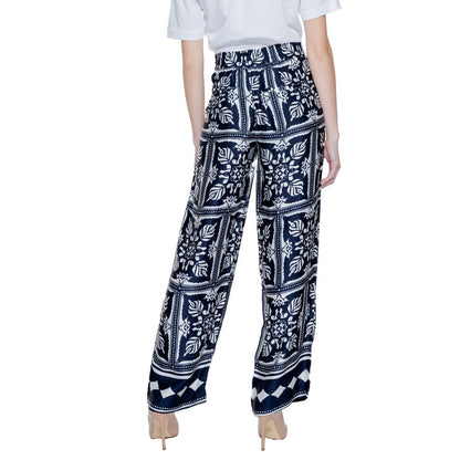 Blue Viscose Pant