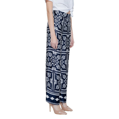 Blue Viscose Pant
