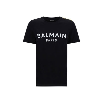 Black Cotton T-Shirt