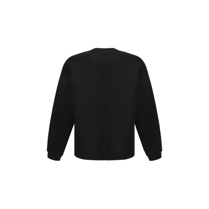 Black Cotton Sweatshirt