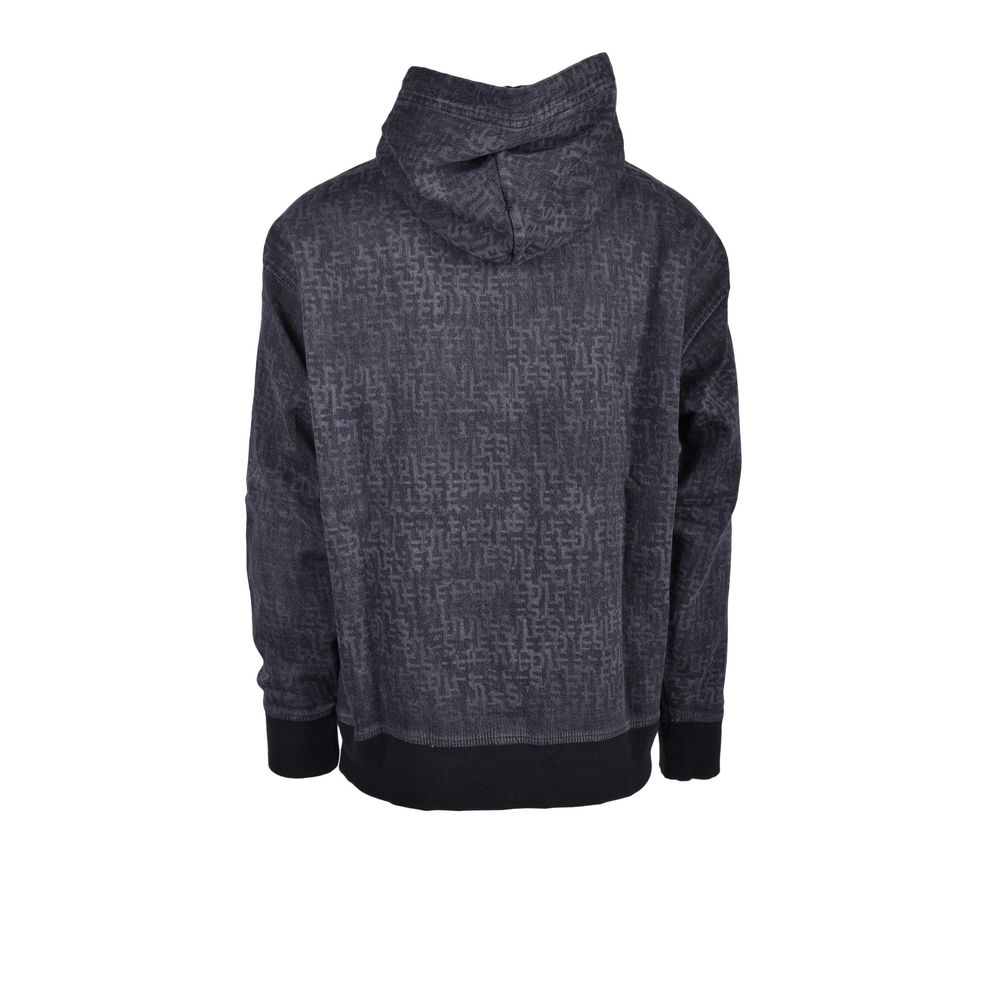 Gray Cotton Hoodie
