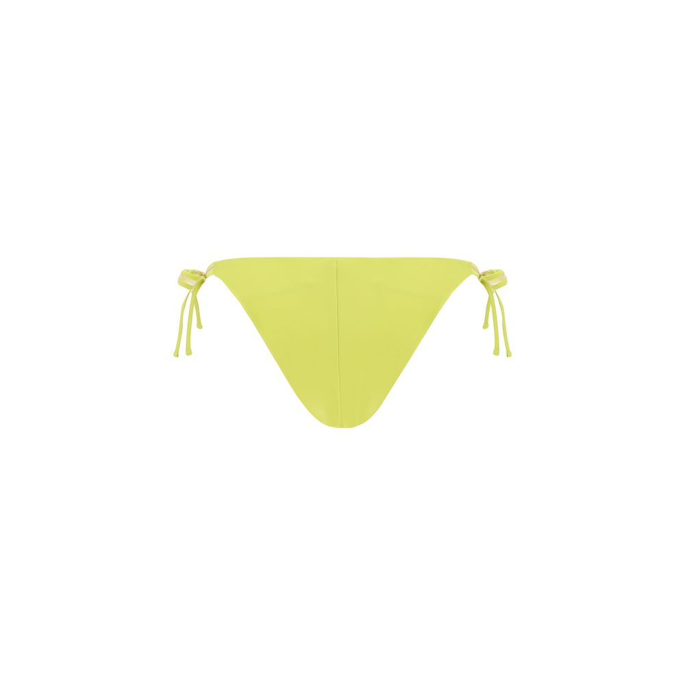 Yellow Polyamide Swim Briefs