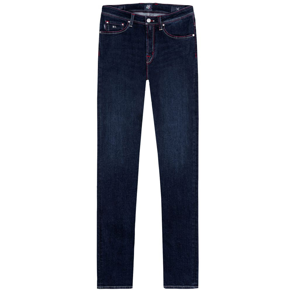 Blue Cotton Men Jeans