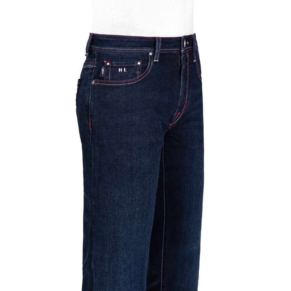 Blue Cotton Men Jeans