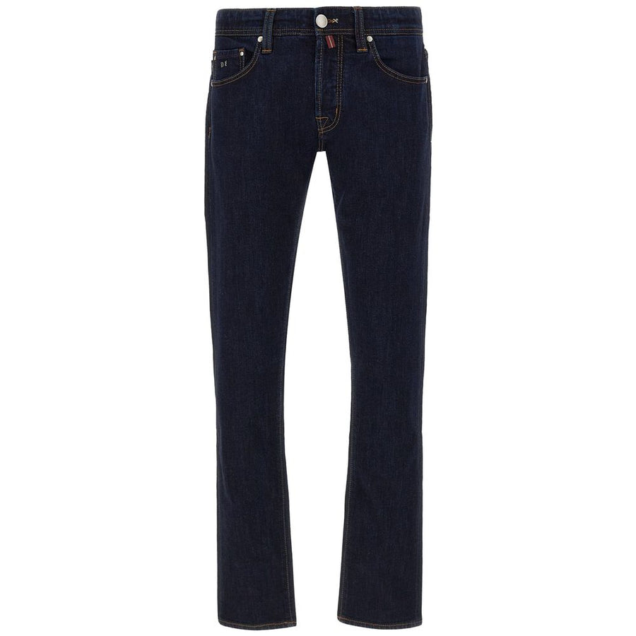 Blue Cotton Men's Jeans