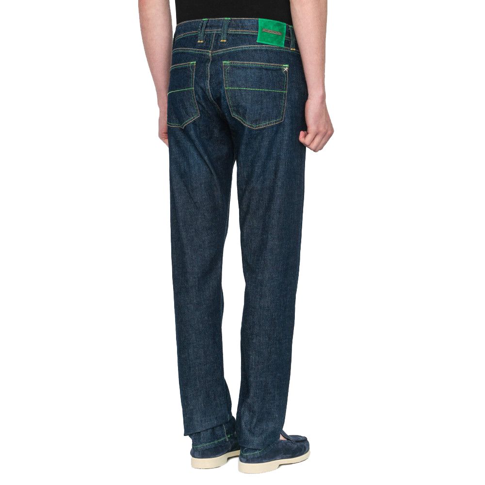 Blue Cotton Men Jeans