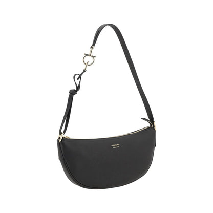 Black Calf Leather Bos Taurus Shoulder Bag