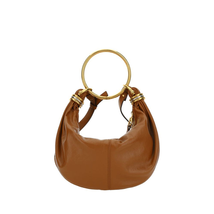 Brown Calf Leather Bos Taurus Handbag