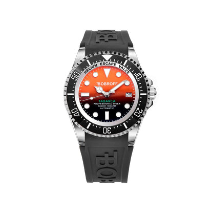 Black Rubber Sport Watch